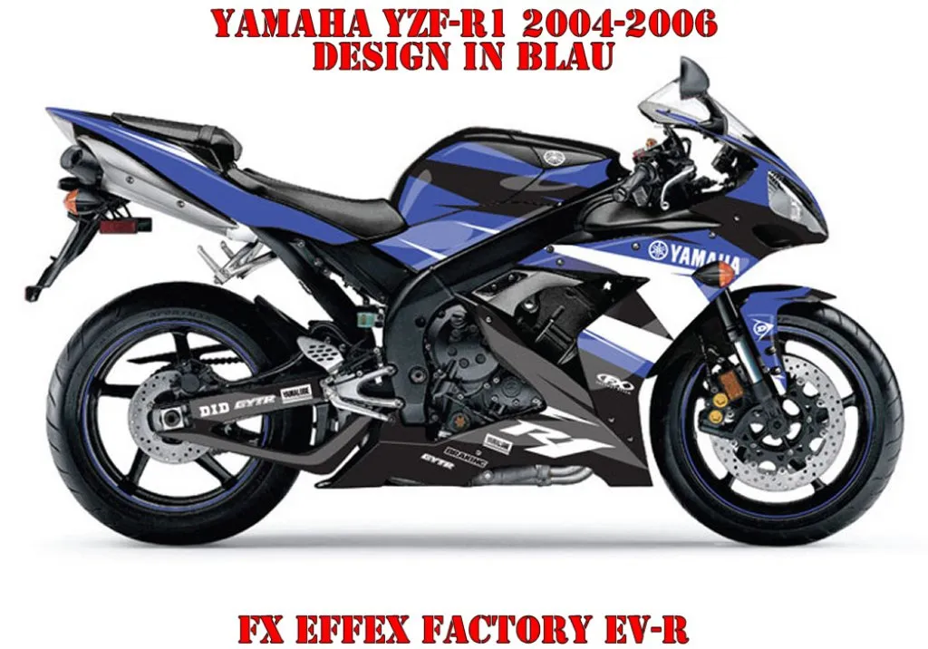 EV-R Blau für Yamaha YZF R1 2004-2006